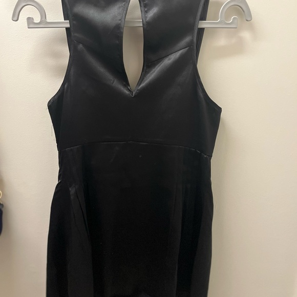 Adorable Rampage Black Blouse Gold and Silver Floral Details Peplum - XS - Picture 6 of 6